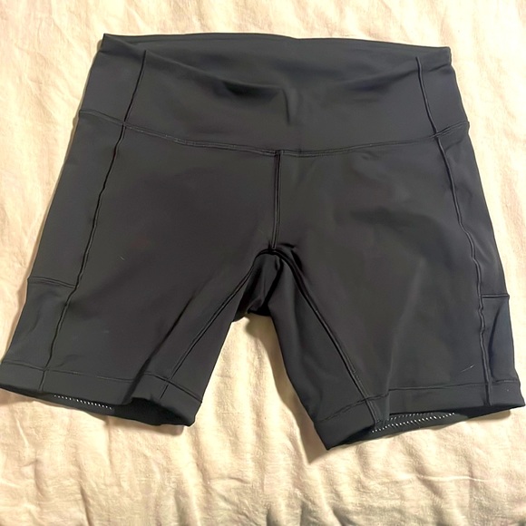 lululemon athletica Pants - Lululemon black biker shorts